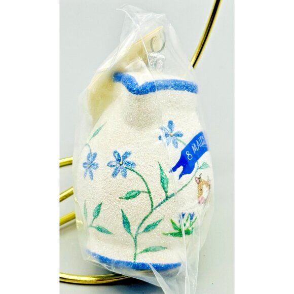 Patricia Breen Eight Maids Dairy 12 Days of Christmas Ornament 1997 3.5 inch - Picture 5 of 8